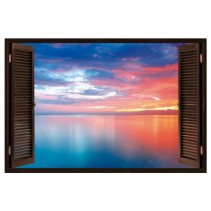 Ventanas 3d nubes en el mar